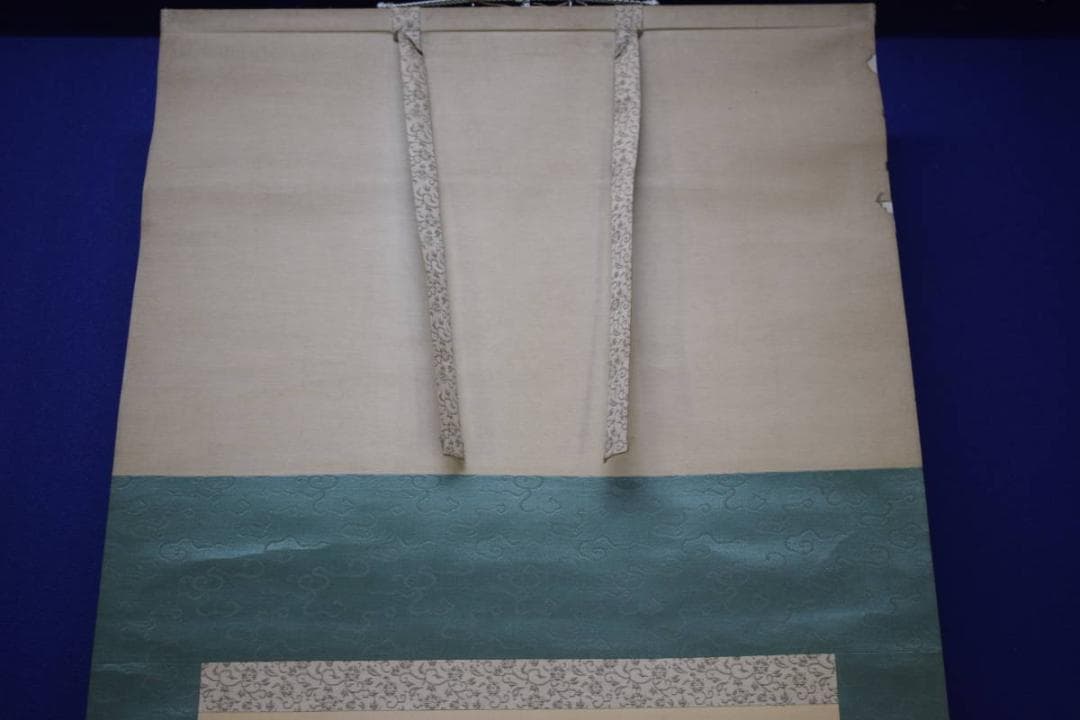 真作/祥堂/菅原道真公図/天神様/人物図/布袋屋掛軸HK-4