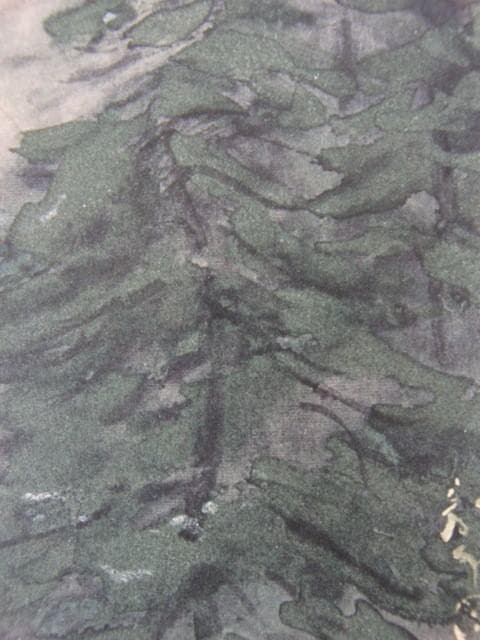 川端龍子、〈新緑の南紀〉、希少な豪華限定版・大判額装用画集より