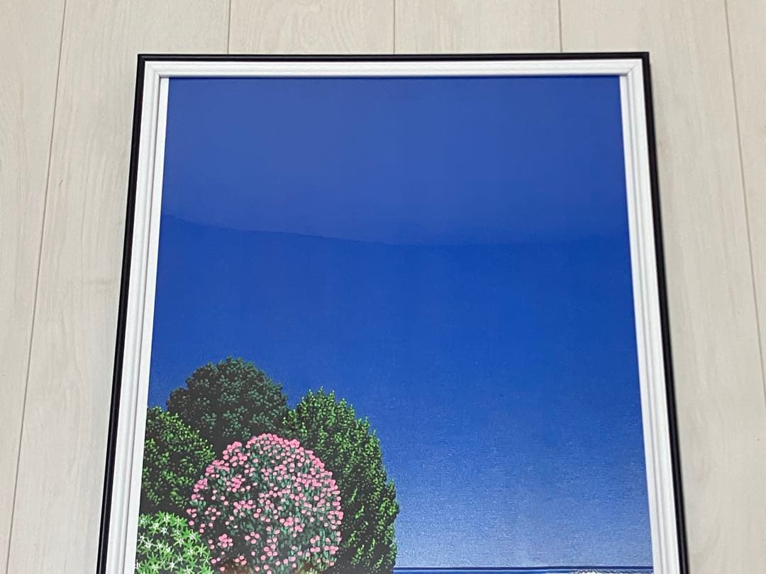 【額縁付き】 永井博（Hiroshi Nagai） A2ポスター　車