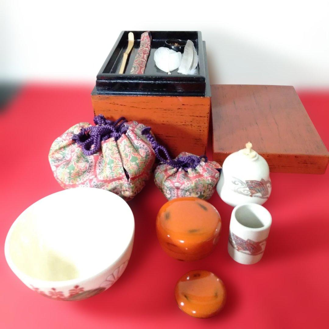 根来塗　利休茶箱