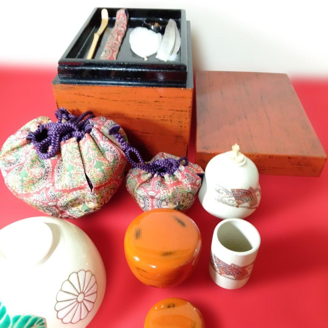 根来塗　利休茶箱