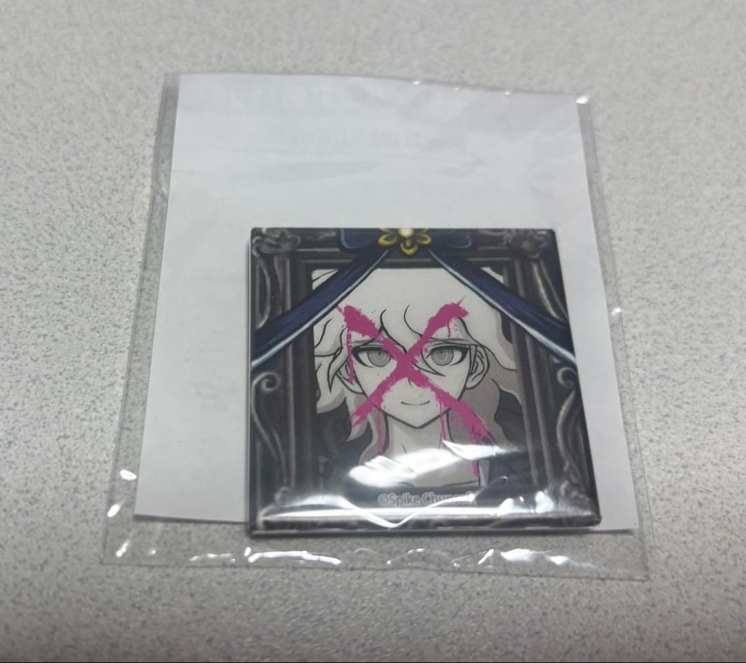 ダンガンロンパ　遺影スクエア缶バッジ　楽天コレクション　バッジ　狛枝凪斗　狛枝