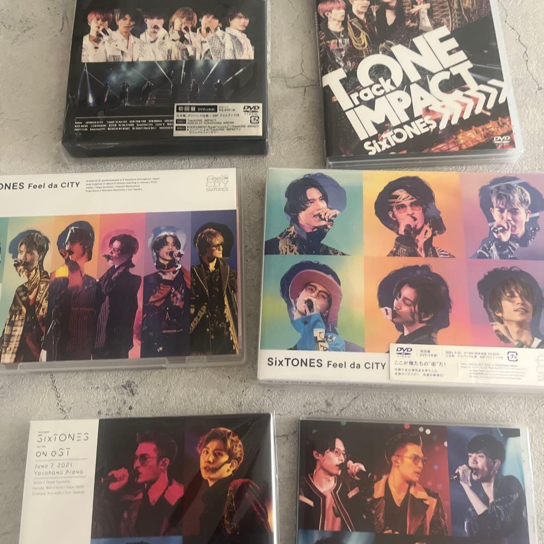 SixTONES ライブDVD まとめて　初回盤　通常盤