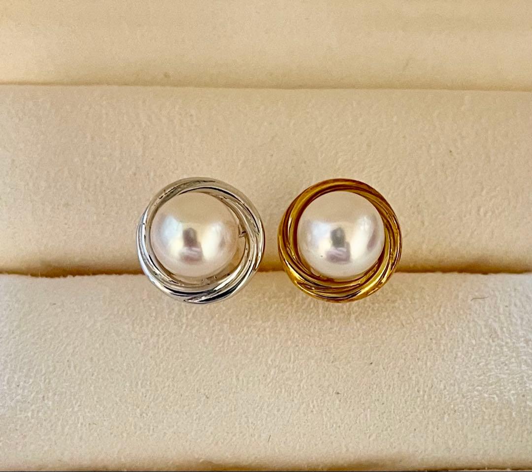 TASAKI パールピアス タイタック K18YG