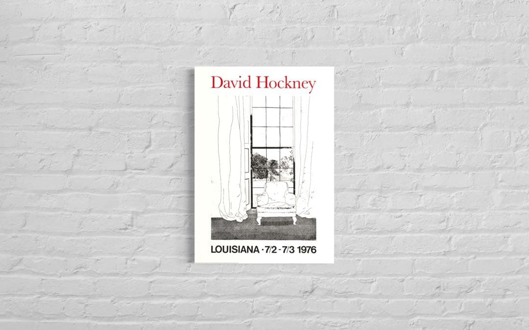 【残1枚】デイヴィッド・ホックニー展 海外ポスター④ A2版 Louisiana