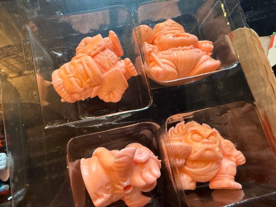 BANDAI 1987年 当時物 DX 怪奇 妖怪消しゴムセット 昭和レトロ 箱