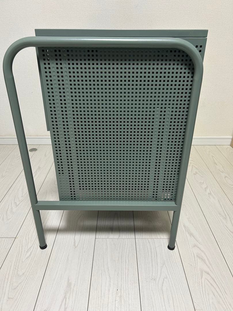 【極美品】IKEA　NIKKEBY 収納　チェスト　グレーグリーン