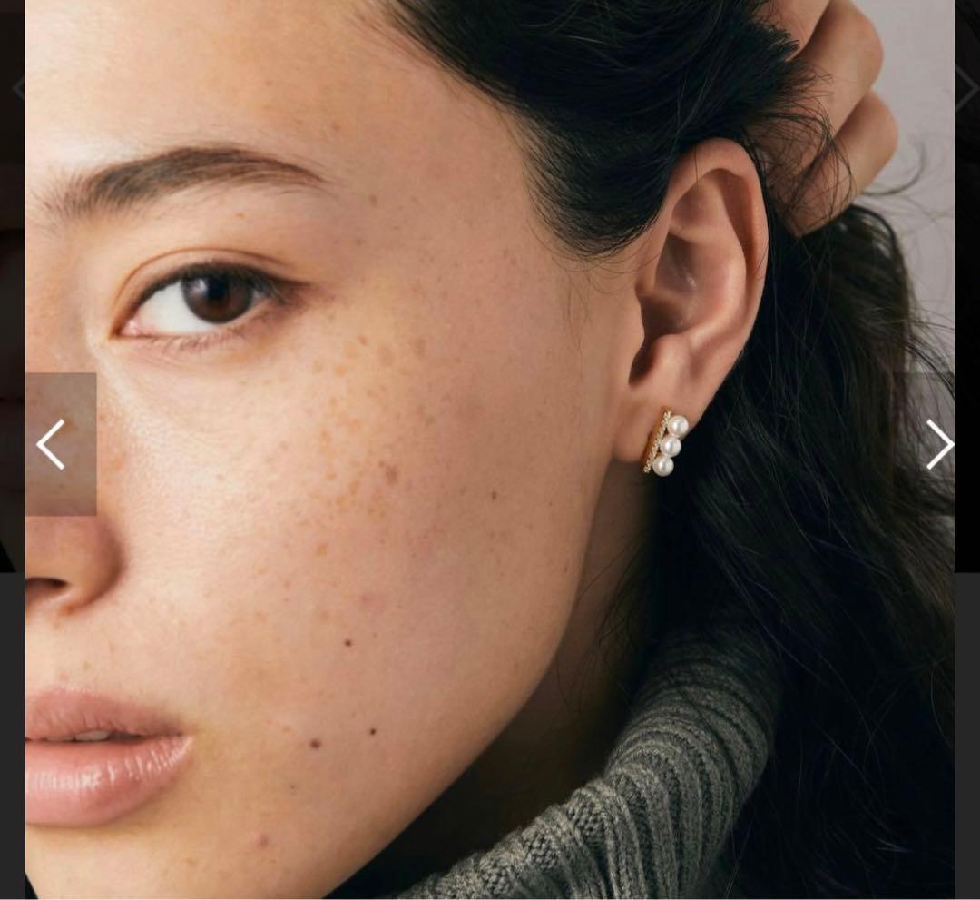 【最終価格】BAQLESS バックレスピアスCharisma Aida Gold