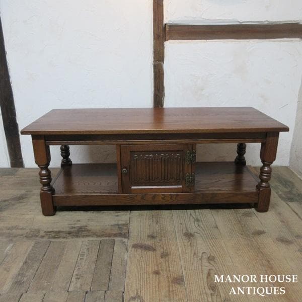 イギリス アンティーク 家具 オールドチャーム ローボード テレビ台 6070e