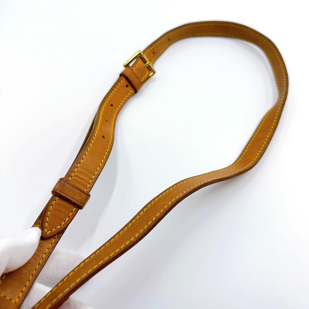 ◇ルイヴィトン◇ヌメ革/ショルダーストラップ/ブラウン/ゴールド