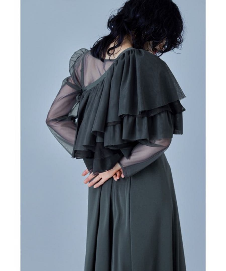 ＊美品＊niana 3pieceマルチフリルドレス