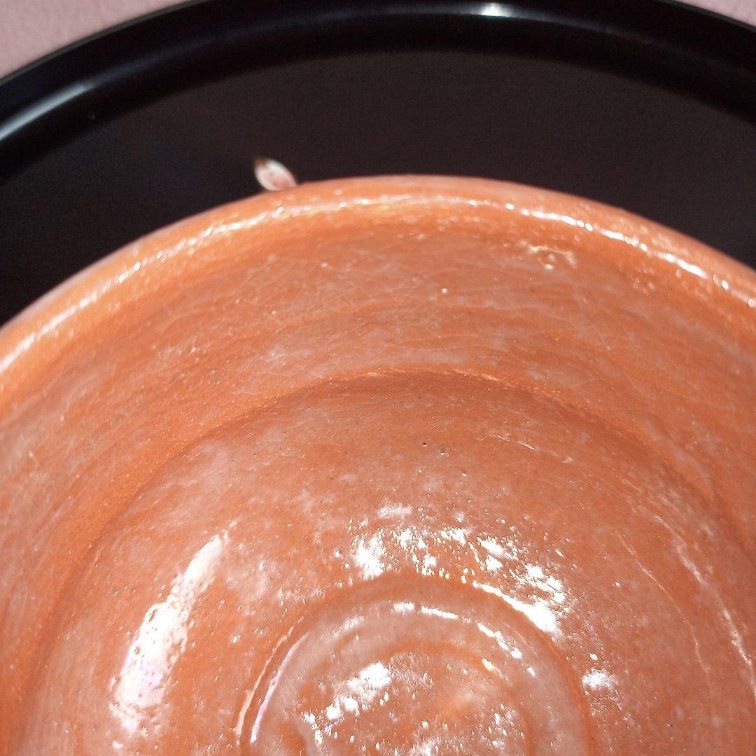 清水焼 抹茶 茶碗 樂入 楽入 窯 茶道具 茶道 陶芸品 骨董品 茶碗 桜 吉村