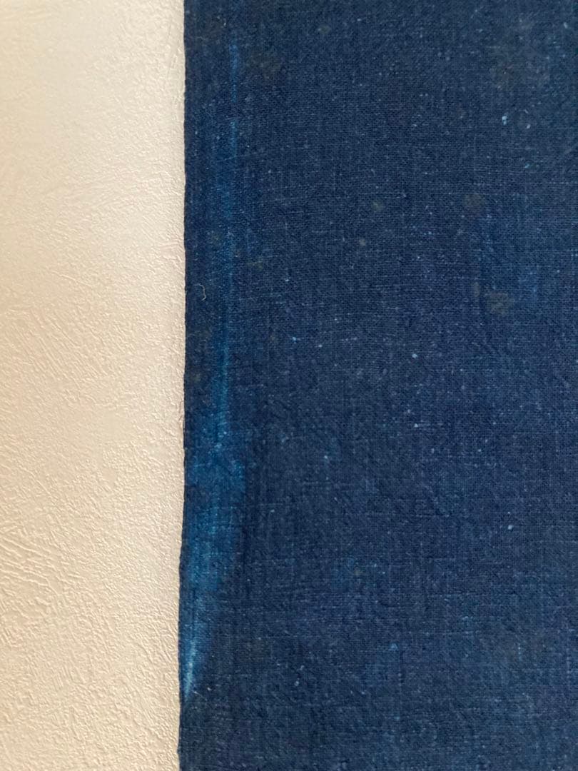 藍染掛け軸(中国書画)