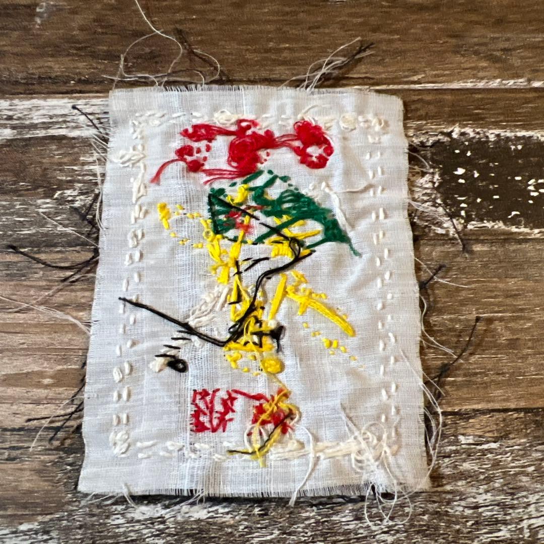 ビンテージ　スカル 刺繍パッチ CCC ベトナム戦ワッペン　ベトジャン