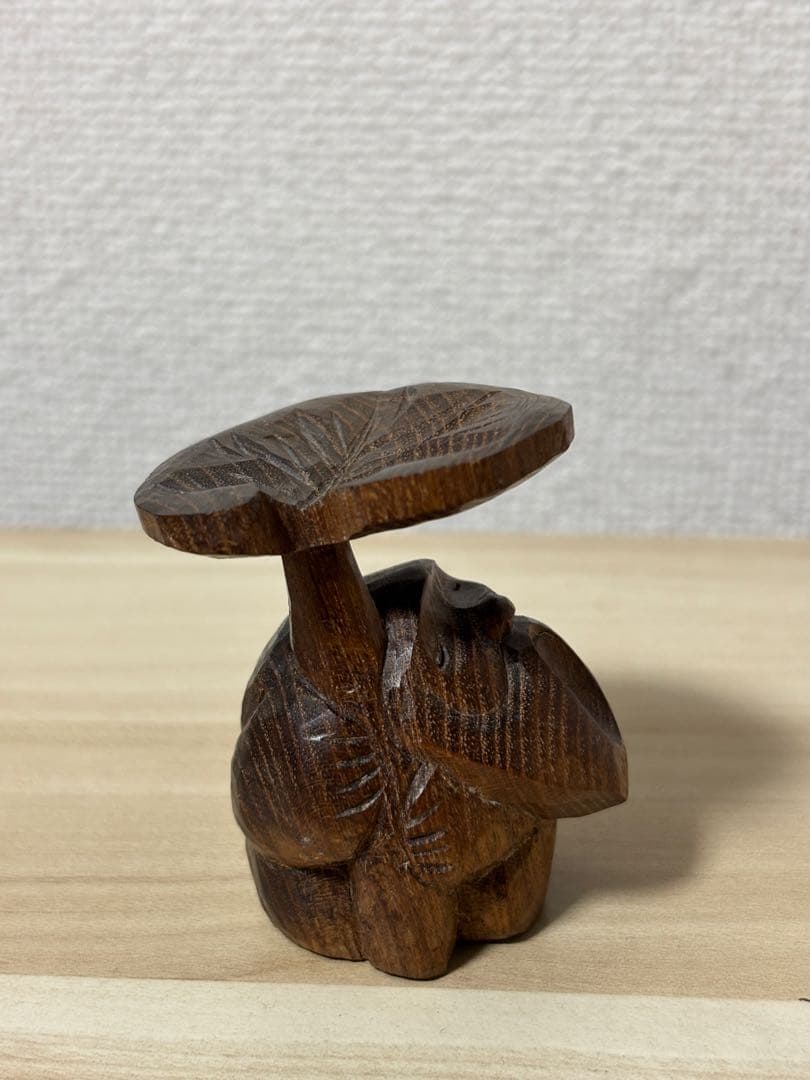 【希少】　木彫り　あとぐちさん作品　コロポックル