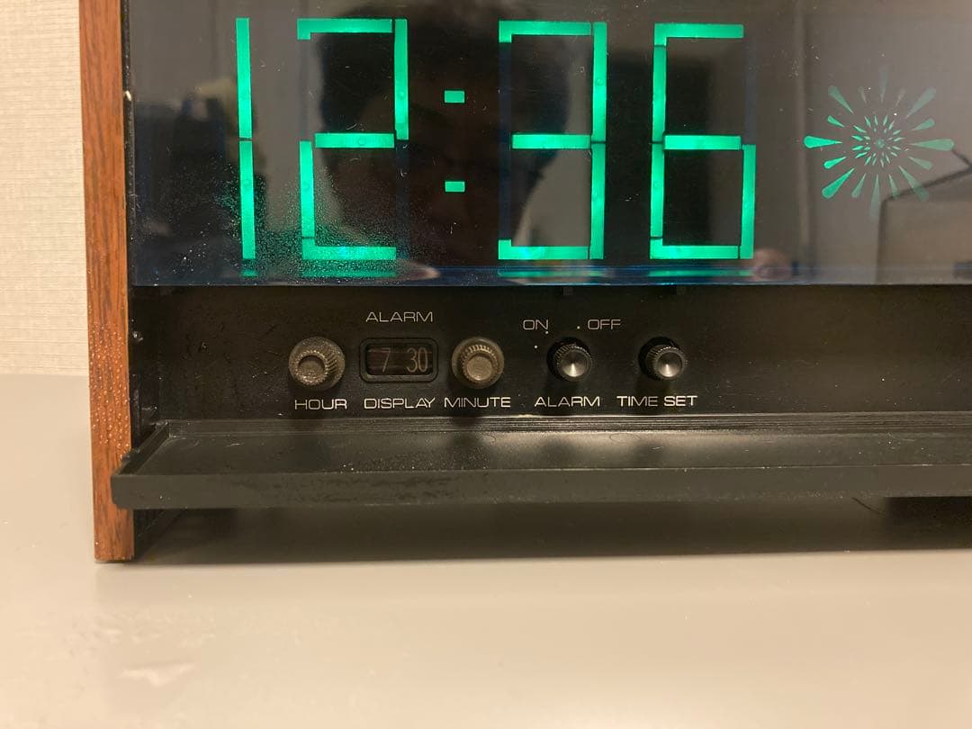 昭和レトロ　スペースエイジ　LUMITIME デジタル置時計 ルミタイム