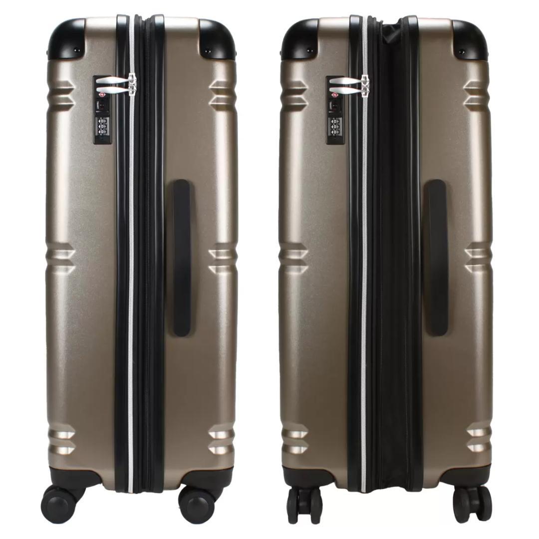 ACE exact ハードボディ スーツケース 75-89L ブロンズ