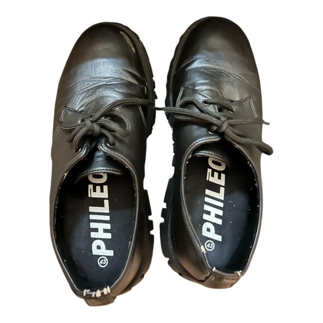 PHILEO サイズ43 革靴 厚底 韓国 Y2K Sullen Adrer