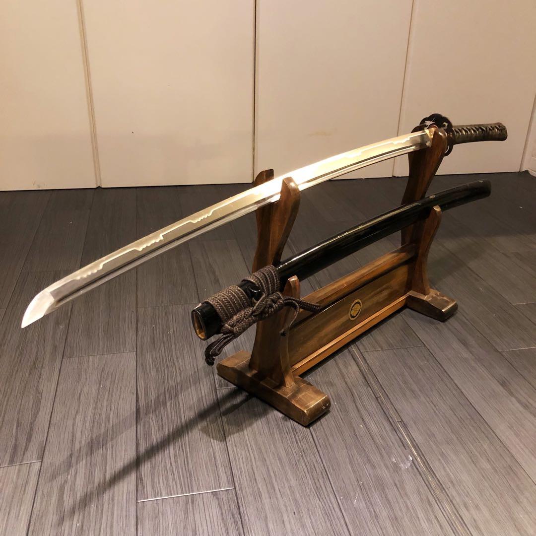 高級模造刀　居合刀　樋入り刀身　茶拵え　亜合金刀身