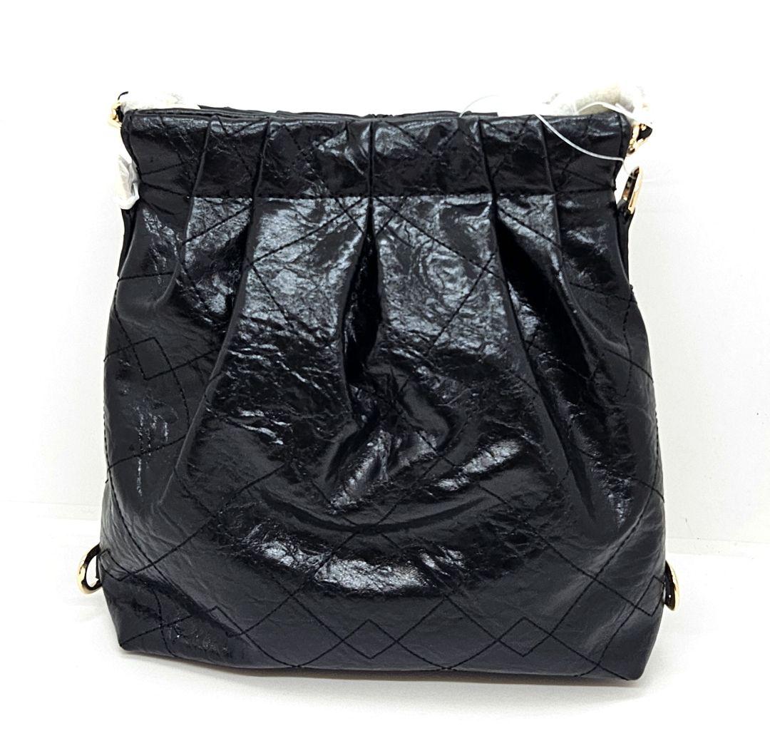 新品　Duo ドゥオ チェーンハンドルツーウェイバックパック ブラック　Sサイズ