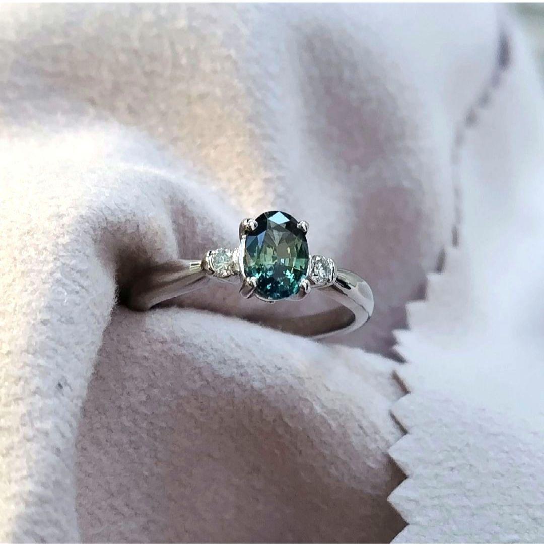 sale【最終価格】極美品 12号 Pt900 サファイア リング 鑑別書付