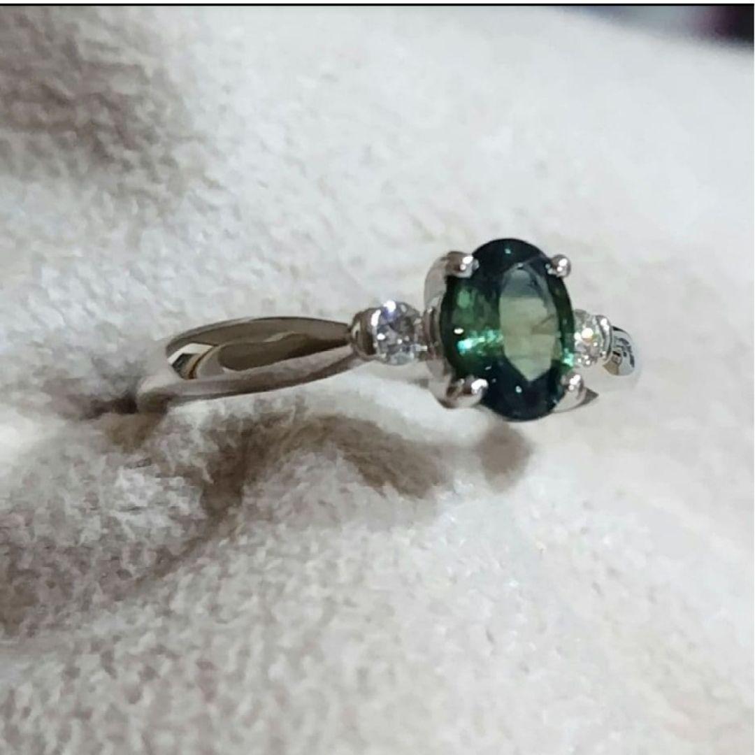 sale【最終価格】極美品 12号 Pt900 サファイア リング 鑑別書付