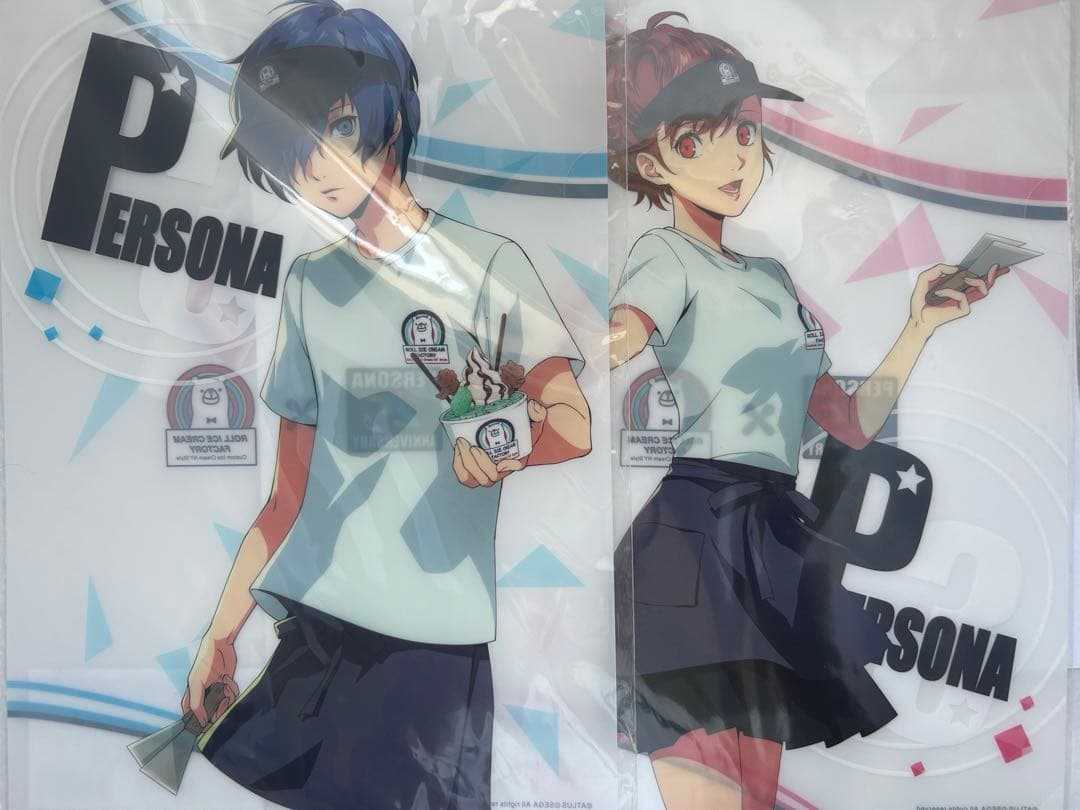 ペルソナ3 主人公　女主人公　クリアファイル
