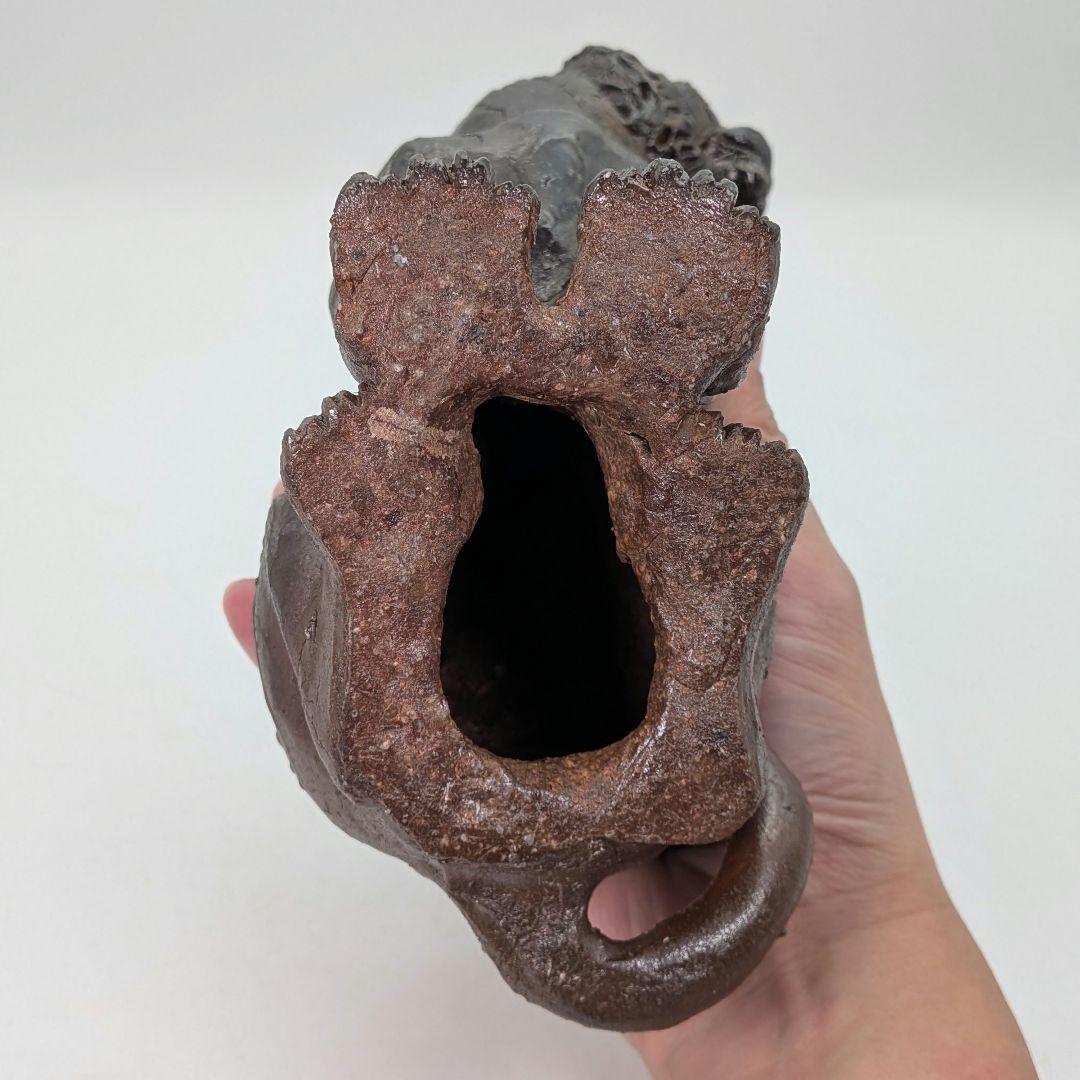 備前市無形文化財 木村玉舟 備前焼 虎置物 共箱 干支置物 寅年 トラ 縁起物