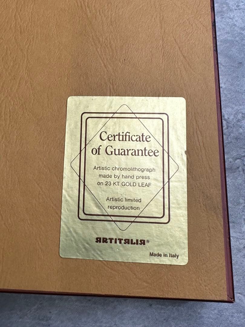 グスタフ・クリムト 3Dアート 額縁 ゴールド