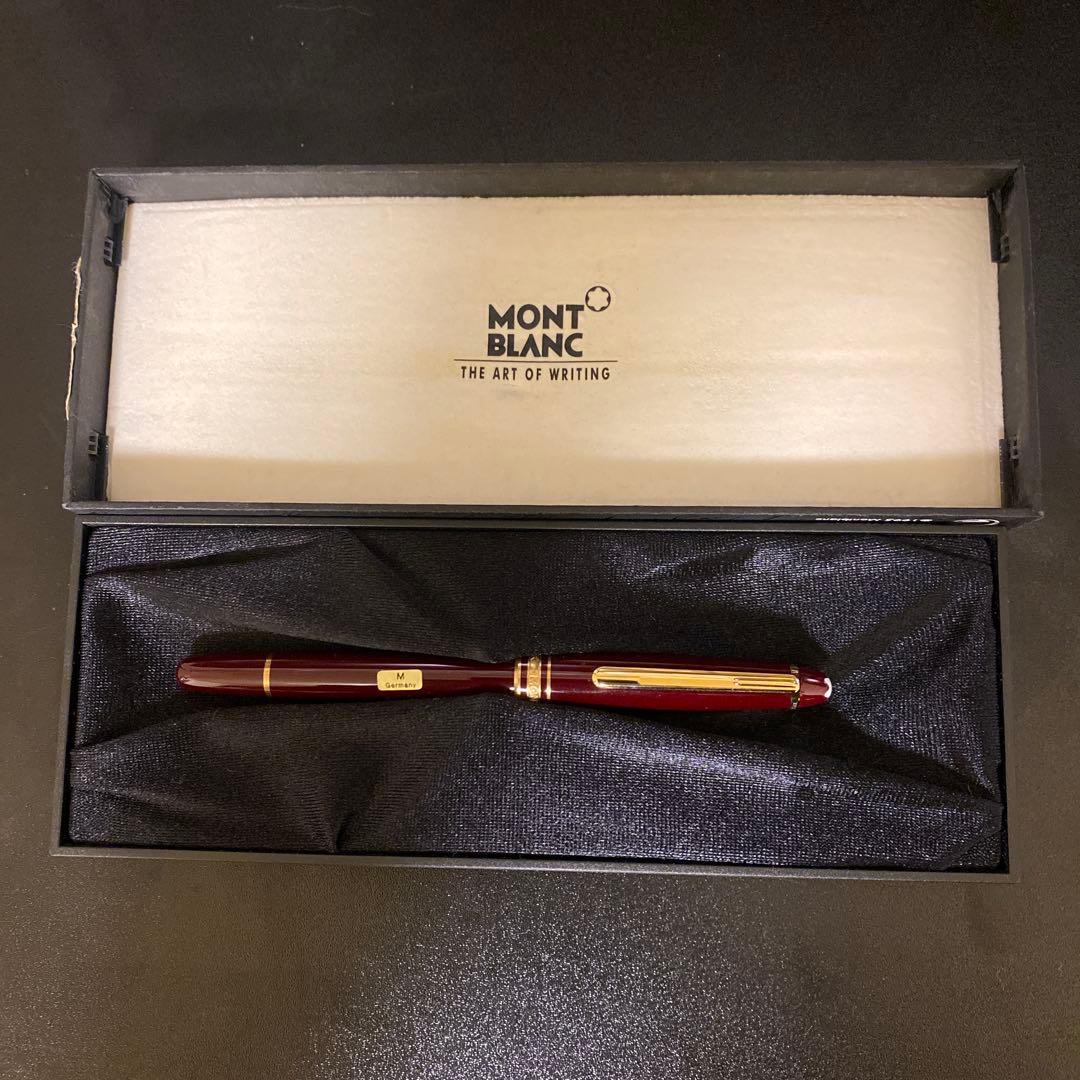 モンブラン マイスターシュテュック 144 万年筆 14Kペン先 ボルドー