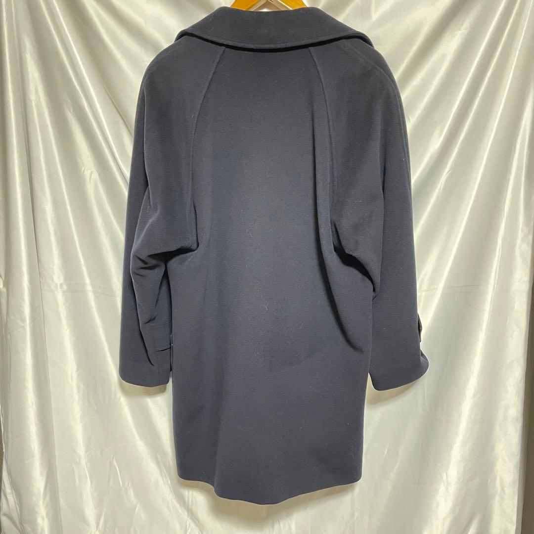 Burberry チェスター　ダブル　レディース　コート　金ボタン　ネイビー