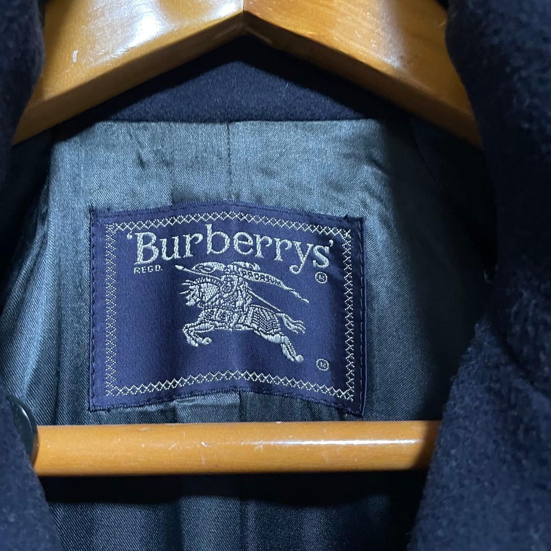 Burberry チェスター　ダブル　レディース　コート　金ボタン　ネイビー