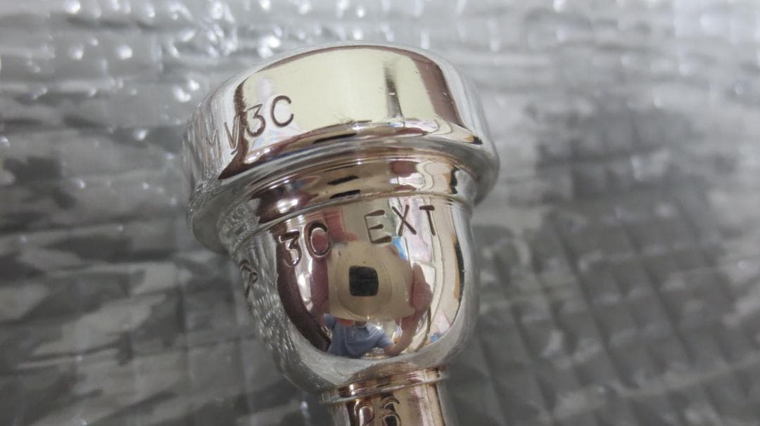 トシ アトリエチューニング トランペットマウスピース 3CMV EXT 銀メッキ