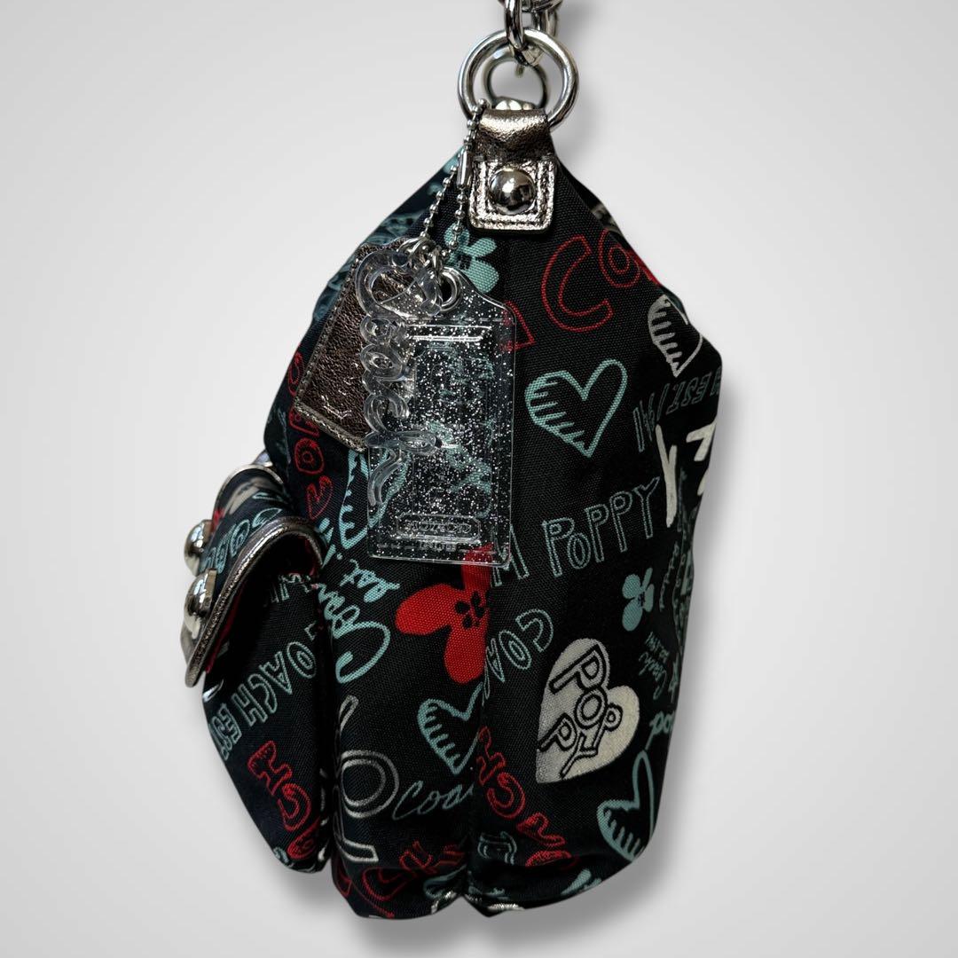 未使用級美品✨COACH POPPYマルチカラー ワンショルダーバッグ y2k