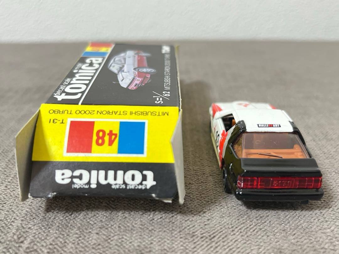 トミカ 日本製 黒箱 48 三菱 スタリオン 2000ターボ 三菱重工特注