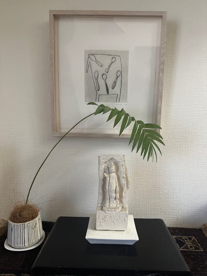 大橋歩銅版画「スプーン」初期の個展作品貴重Arneアルネa.アンドエーDANSK