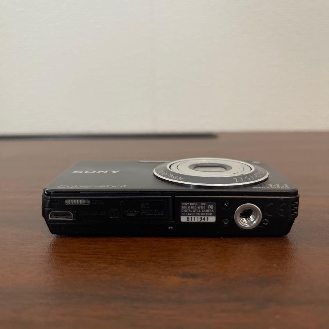3997 Sony ソニー Cyber-shot W350 ブラック デジカメ