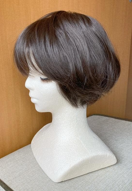 ミント　リネアストリア「天使のカジュアルショート」ダークブラウンM