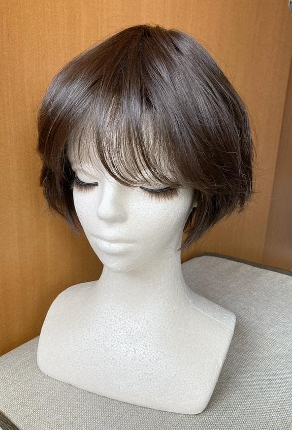 ミント　リネアストリア「天使のカジュアルショート」ダークブラウンM