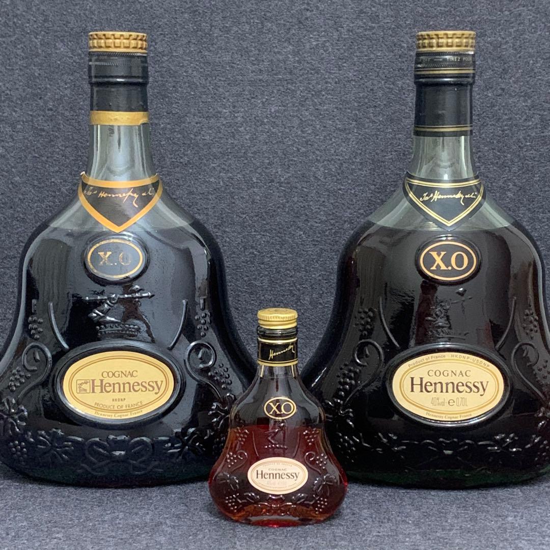 ⭐️未開封⭐️ヘネシーXO⭐️グラス⭐️700ml & 700ml & 50ml⭐️古酒⭐️