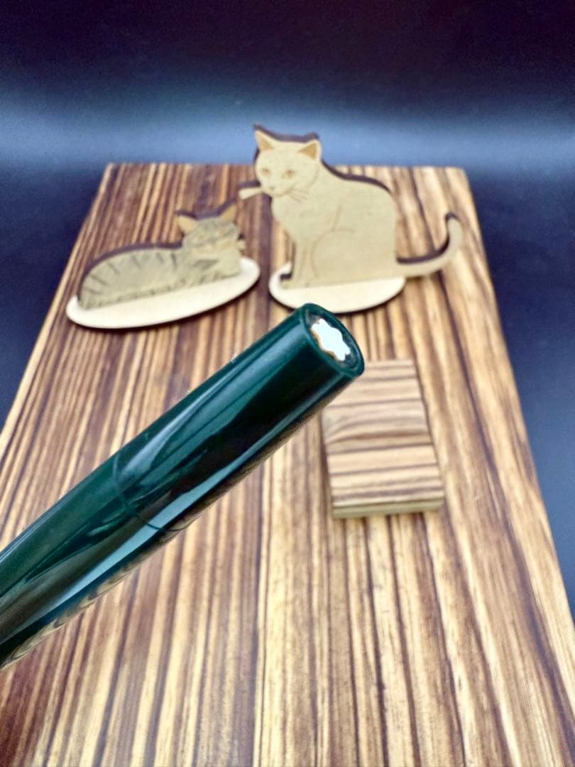 MONTBLANC 万年筆 NO.320 初期型 グリーン EF