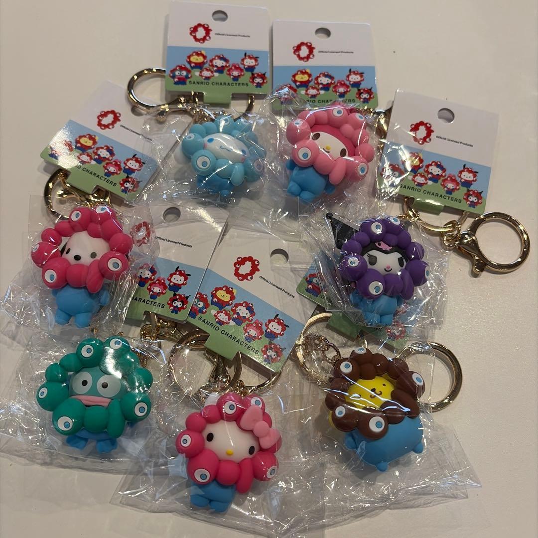 【レア✨終売品】サンリオミャクミャク　パステル　キーホルダー 全7種コンプリート