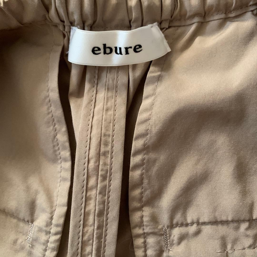 【エブール/ebure】ナチュラルドライタフタ カーゴライクパンツ