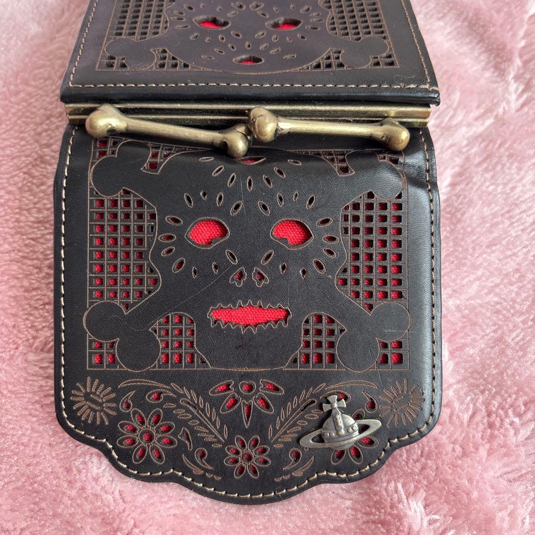 Vivienne Westwood スカルデザイン三つ折り財布