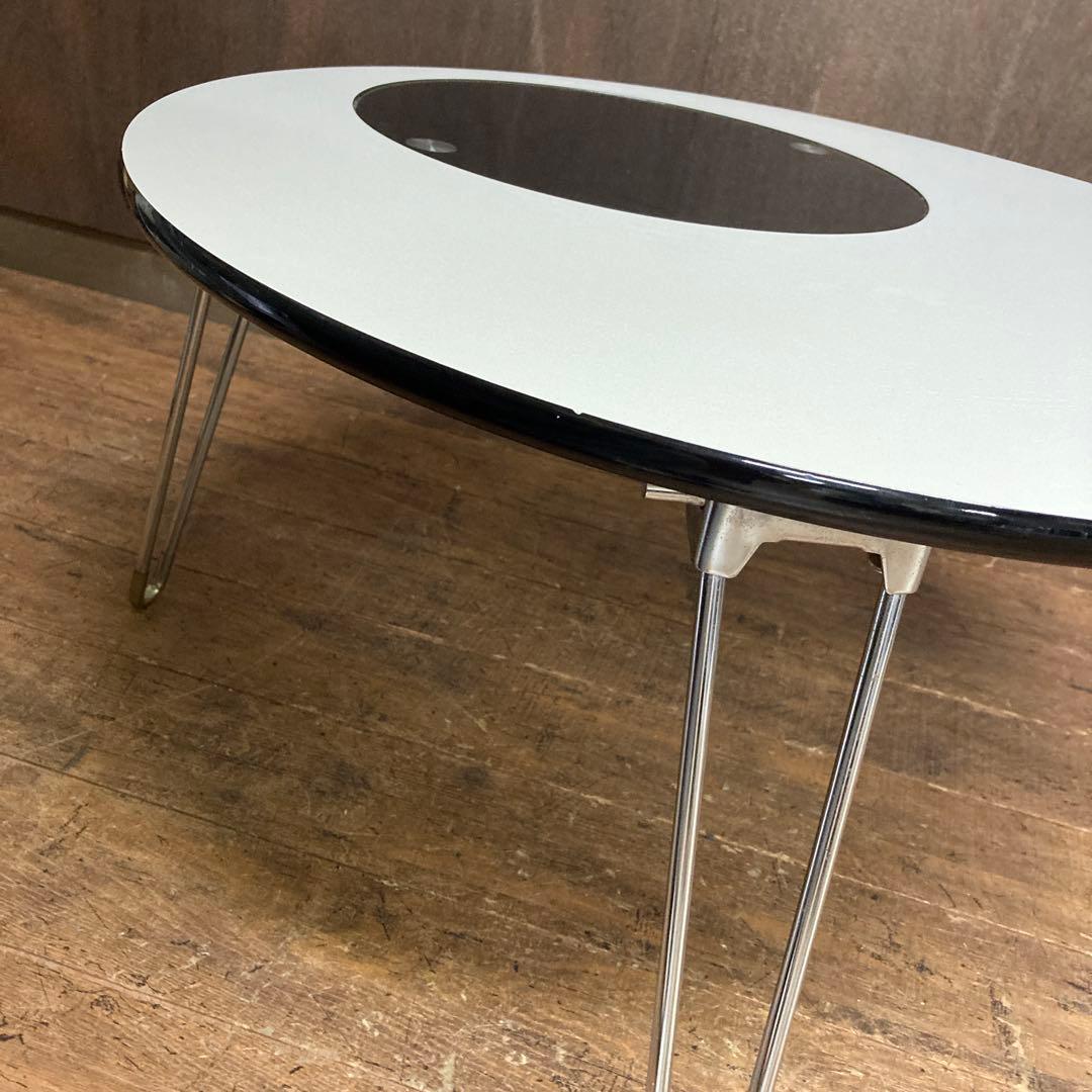 B3北欧レトロ マボ ローテーブル 折りたたみテーブル 丸テーブル 円形テーブル