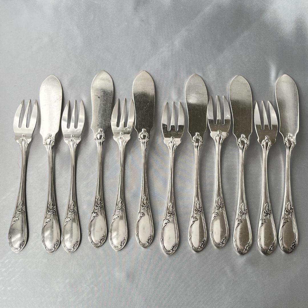 【仏蘭西】 Louis XV カトラリーセット 12本　ルイ15世様式