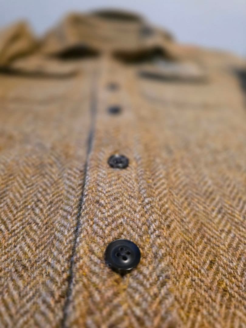 レアHARRIS TWEED ヘリンボーン柄ハリスツイード