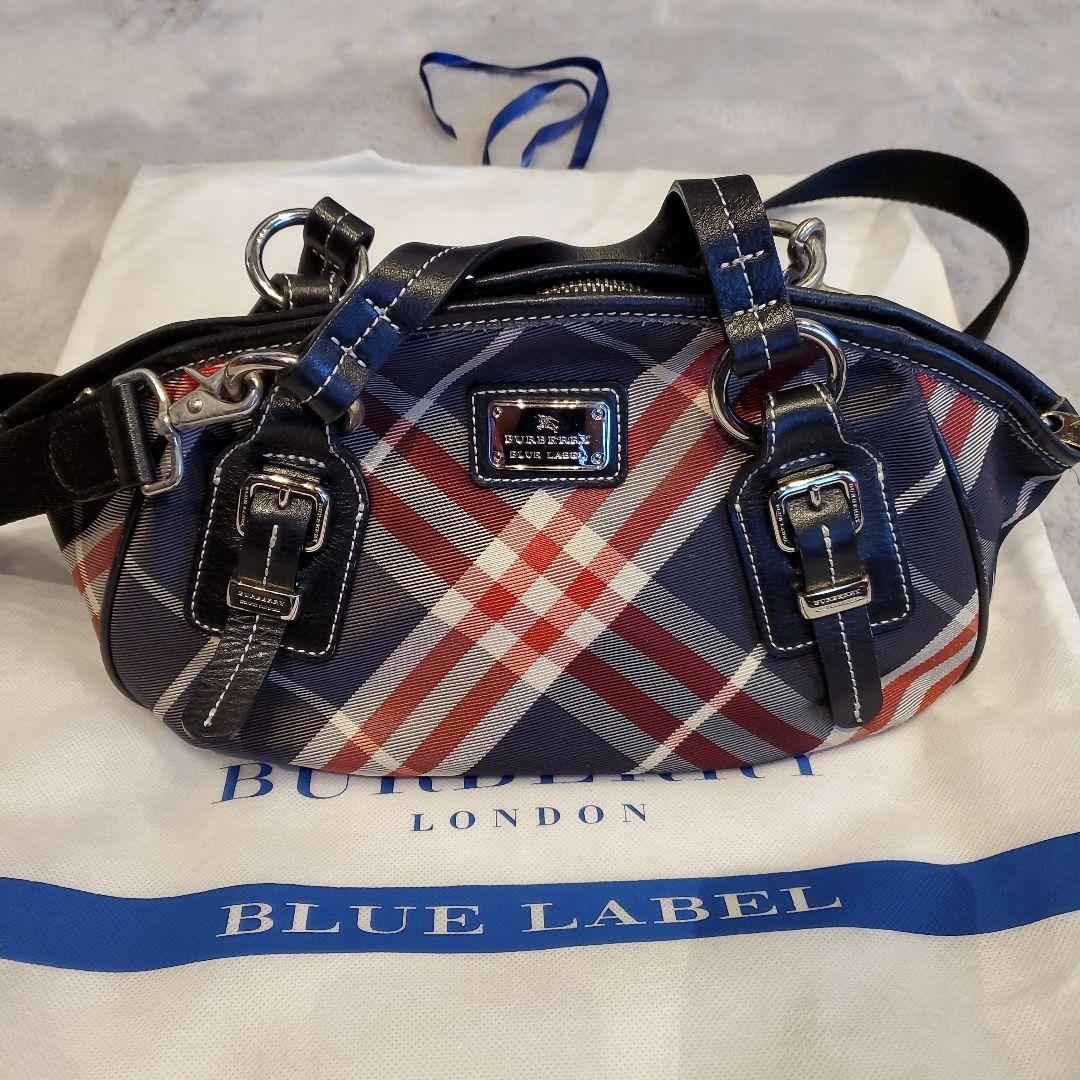 BURBERRY BLUE LABEL ショルダーバッグ チェック柄