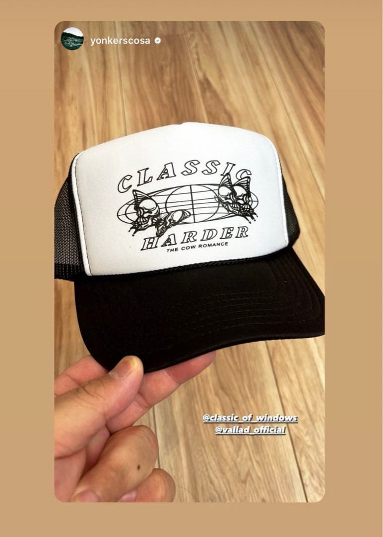 vallad × classic of window メッシュキャップ io