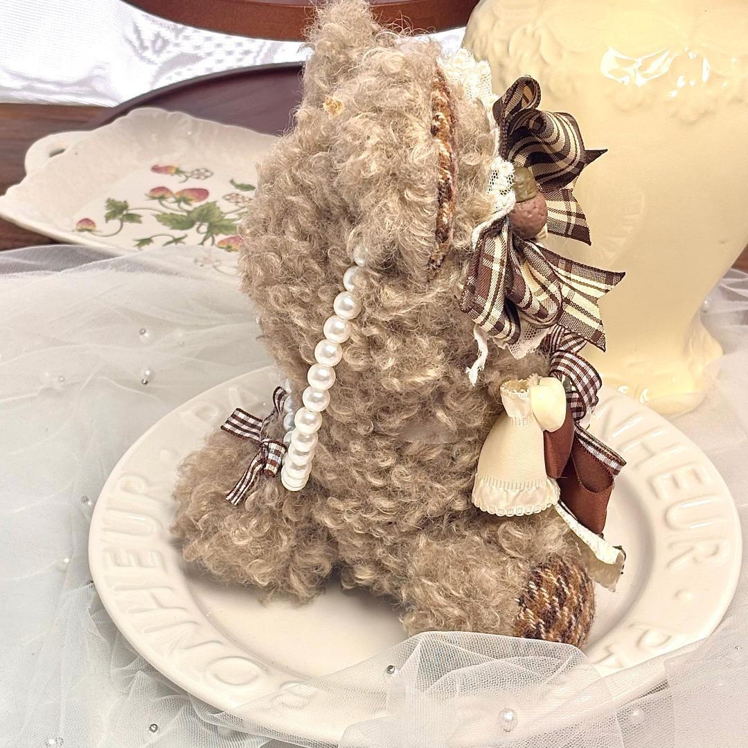 【ゆ】10cm おすわり ぬい服 チョコクマ#39 2点セット